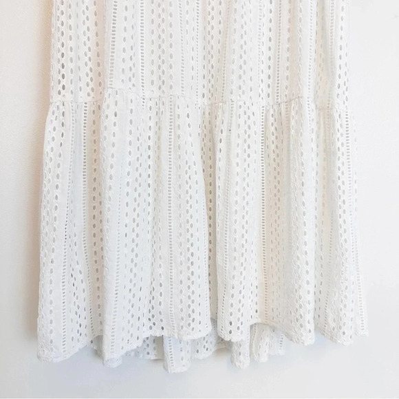 CROSBY BY MOLLIE BURCH Joe Joe Dress in White L - Picture 7 of 12